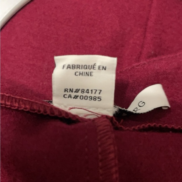 Diane Von Furstenberg Burgundy Wool Dress Womens Size 10 Side Zip 1/4 Sleeve - Picture 10 of 13